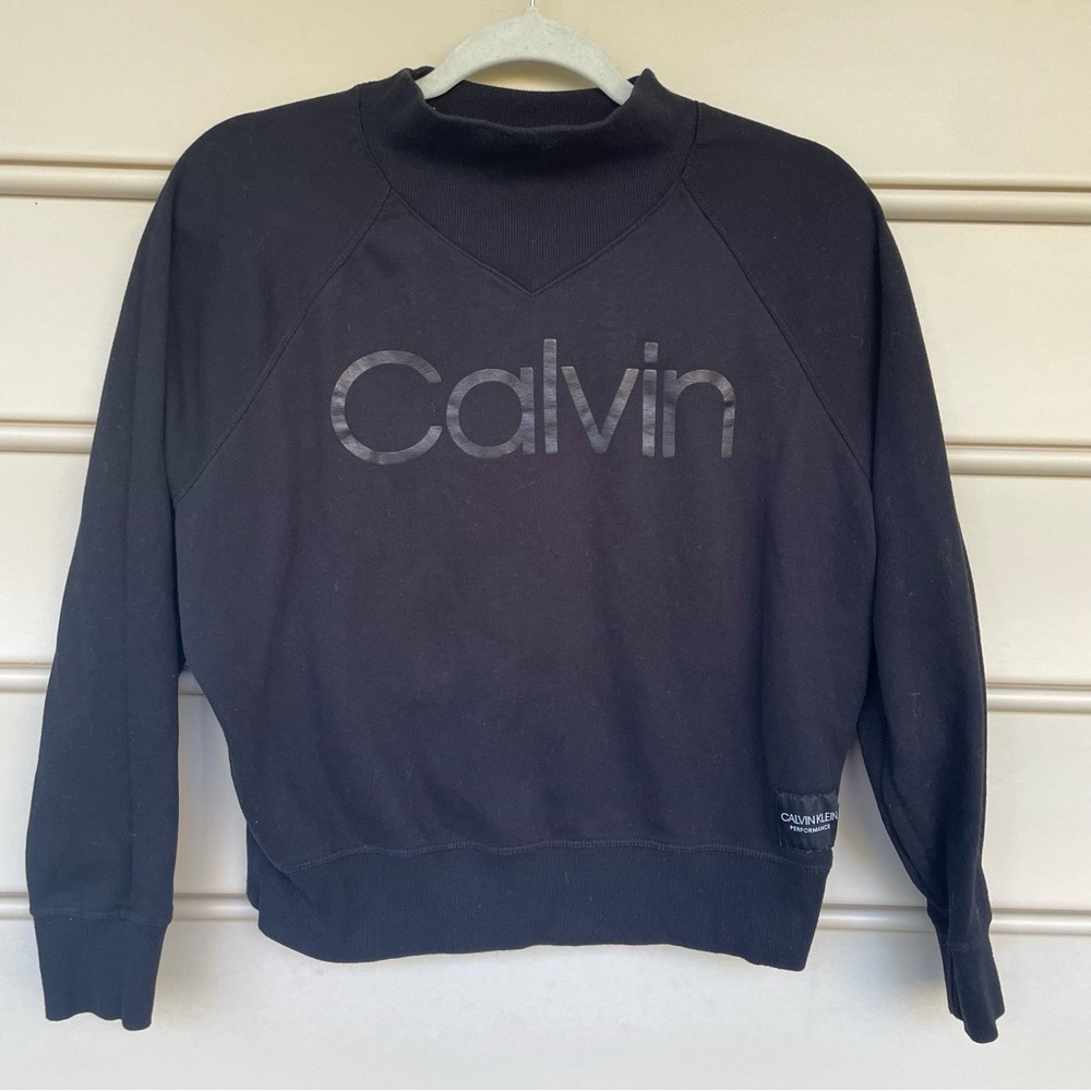 Calvin Klein Performance Black Pullover Sweatshirt Size Small
